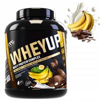 Baltyminiai milteliai MUSCLE CLINIC WHEY UP 1800g, šokolado ir bananų skonio