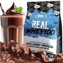 Baltymų kondicionierius REAL PHARM Whey 100, 700 g, šokolado skonio