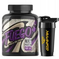 Išrūgų baltymai FUEGO WHEY PROTEIN 1800 g Vanilla Ice Cream su nemokamu plaktuvu