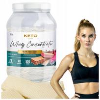 Baltymų koncentratas Muscle Clinic KETO WHEY su MCT aliejumi, vitaminai, 800 g