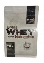 Išrūgų baltymai Great One MIX WPC ir WPI, kokosų skonio, 700 g