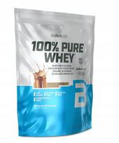 Baltyminiai milteliai BioTech USA 100% Pure Whey 900 g karamelės kapučino WPC