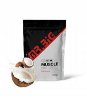 Baltyminis kokoso skonio mišinys MR.BIG MUSCLE PROTEIN 500g, WPC, kiaušinių ir pieno baltymai