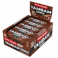 Baltyminis batonėlis Body Attack Yambam 15x55 g, mažai cukraus