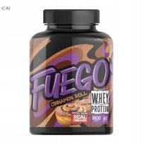 Baltymų papildas Fuego WPC koncentratas, 1800 g, cinamono skonio