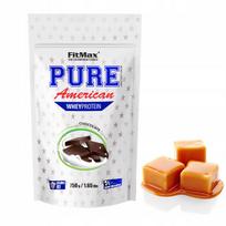 Išrūgų baltymai FITMAX Pure American 750g, karamelė, WPC, 22p BCAA
