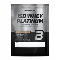 Baltyminiai milteliai Iso Whey Platinum 22,5 g sausainių ir kremo skonio