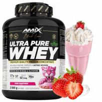 Išrūgų baltymų koncentrato kondicionierius Ultra Pure Strawberry 2000g