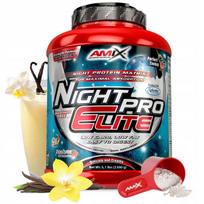 Baltyminis papildas naktiai Amix Casein su BCAA, enzimais ir GH bei Testo stiprikliais