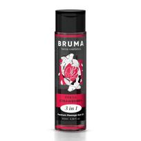 Masažo aliejus Bruma Premium Massage Hot Oil Strawberry 3 In 1, 100 ml
