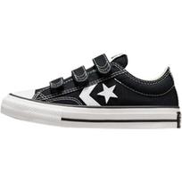 Converse Pl 76 Ox Patogūs universalūs žemi vaikiški riedlenčių batai Vaikiški sportbačiai Juodi A06892C 30 black