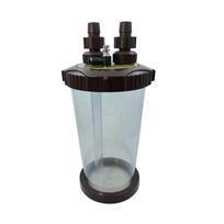 M-Modern-Clear CO2 Atomizer External Turbo Super Diffuser Atomizer Fish Tank Aquarium Waterplant Fish Tank Landscape Aquatic gray