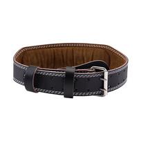Women Leather Weight Lifting Belt Padded Lumbar Support Power Lifting Workout Squats Fitness Gym Training M rožinė