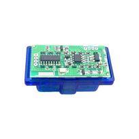 Super Mini ELM327 Bluetooth V1.5 PIC18F25K80 ELM 327 V1.5 OBD2 Scanner Universal Disgnostic Tool Android IOS blue
