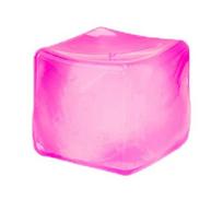 5cm Fun Cube Sensory Squeeze Toy Super Durable Stress-Relief Anxiety-Relief Slow Rebound Sensory Squishy Ice Cube Toy rožinė