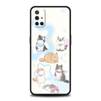 Cat Fishing Phone Case For OnePlus 15 13 12 11 10 9 8 15T 13T 10T 7T Pro 13R 12R 9RT 8T Nord 4 N10 2T CE 2 3 5G Cover For OnePlus 7T Pro white