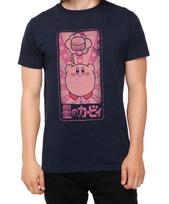 Nintendo KIRBY Dreaming Of Food Hamburger KANJI T-Shirt Licensed amp Official L pink