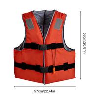 Kayak Life Vest Adults Surf Vest Motorboats Wakeboard Raft Rescue Boat Ski Water Sports Swimming Drifting Rescue LifeJacket raudona