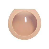 Hydroponic Silicone Vase Wall Hanging Terrarium Transparent Flower Vase Fish Tank Aquarium Container Flower Pot Home Decor as the picture beige