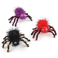 Cat Toys Pet Spiders Cute Styling Hairball Interaction Self Fun Soothing Pet Toy Supplies Halloween Cosplay Costume Festivities red