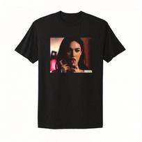 Megan Fox Seksualus liežuvio laižantis saldainių pop marškinėliai XXXL brown