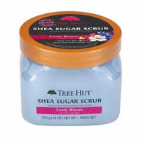 Tree Hut Exotic Bloom Shea Sugar Scrub 510g black