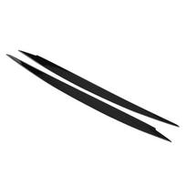 2PCS Car Headlight Eyebrow Eyelid Cover Trim ABS Carbon Fiber Eye-catching For VW Golf 7 VII GTI GTD R MK7 2013-2017 juoda