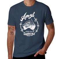 AMYL AND THE SNIFFERS T-Shirt man t shirts for men casual funny t shirts cotton T-Shirt S black