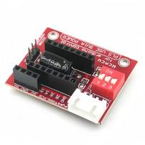 3D Printer Parts StepStick A4988 DRV8825 Stepper Motor Driver With Heat sink Carrier Reprap RAMPS 1.4 1PCS black