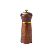 Wooden Pepper Mills Salt And Pepper Grinder 5/8 Inch Spice Pepper Grinder With Adjustable Ceramic Handheld Herb Seasoning Mills S brown