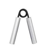100-300LBS Grip Strength Trainer Steel Heavy Gripper Fitness Hand Grip Strengthener silver-150LB white