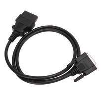 Main OBD2 Cable OBDII Test Diagnostic Connector Adapter Cable Replacement for Launch CRP123 CRP129 black
