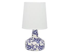 Decorlife stalinis šviestuvas, baltas/mėlynas