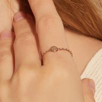 DIDIER DUBOT Kiss Me Chain Ring JDKRRVS68XX No. 7