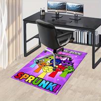 1 vnt. Sprunki, Animacinių filmų personažai Biuro kilimas Minkštas poliesterio Įėjimo kilimas Skalbiamas Neslystantis Mašininis 60cm by 90cm black
