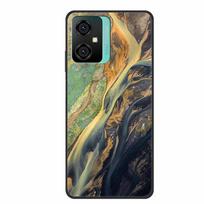 For Blackview Oscal C70 Phone Cover Case Luxury Silicone TPU For Blackview Oscal C 70 Soft Marble Flowers Protective Cases Coque Blackview C70 beige