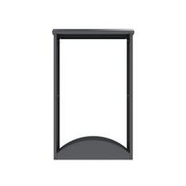 Metalinis malkų stovas HATIS, 98,4 × 52,4 × 160 cm, antracito
