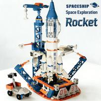Space exploration High-Quality Building High-Quality Blocks Space launch vehicle High-Quality Launch Central facility High-Quality Space gray