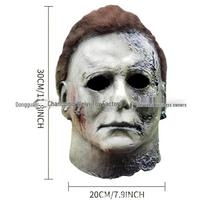 Red Demon Mask - Full Head for Halloween Party, Performance, and Collection black