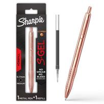 Sharpie S Gel Copper Black Ink Gel Pen 2214552 0.7mm black