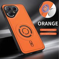For Tecno Pova 7 Ultra Full Cover Magnetic Phone Case Cover Wireless Charging Phone Case Tecno Pova 7 Pro Coques Tecno Pova 7 5G Tecno Pova 7 4G oranžinė