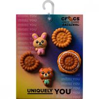 Crocs K cooKie Charm Jibbitz Set Of 5 10016110 FREE blue