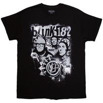 Blink-182 One More Time Spray Paint T-Shirt Black New XL gray