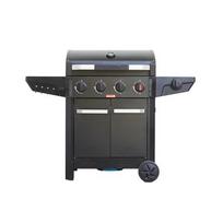 Barbecook Luca 412 propāna grils āra ēdienu gatavošanai 4 degļi 3.8kW Grill Booster sānu deglis čuguna restes skapis BC-GAS-3100