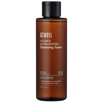 Balansuojantis pH tonikas su saldymedžio ekstraktu ACWELL LICORICE PH BALANCING CLEANSING TONER, 150 ml