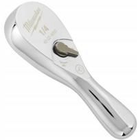 Mini terkšlinis raktas Milwaukee 1/4", 76 mm, 90 dantukų