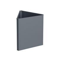 Metalinis vazonas HATIS, 71,5 x 61,5 x 77cm, antracito