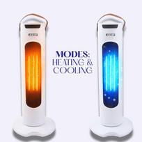 ADM keraminis koloninis šildytuvas / vėsintuvas, 1500 W, su valdymo pultu, SKU: 6062