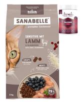 Sanabelle Life Sensitive su ėriena 2kg + Bemo Taurinas 80g