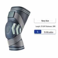 Sports Knee Pad with Double Straps gray